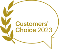 Gartner Peer Insights Customers Choice Badge White