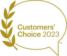 Gartner Peer Insights Customers Choice Badge White