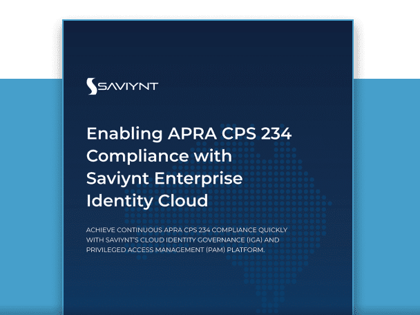 Ensuring APRA CPS 234 Compliance with Identity Cloud